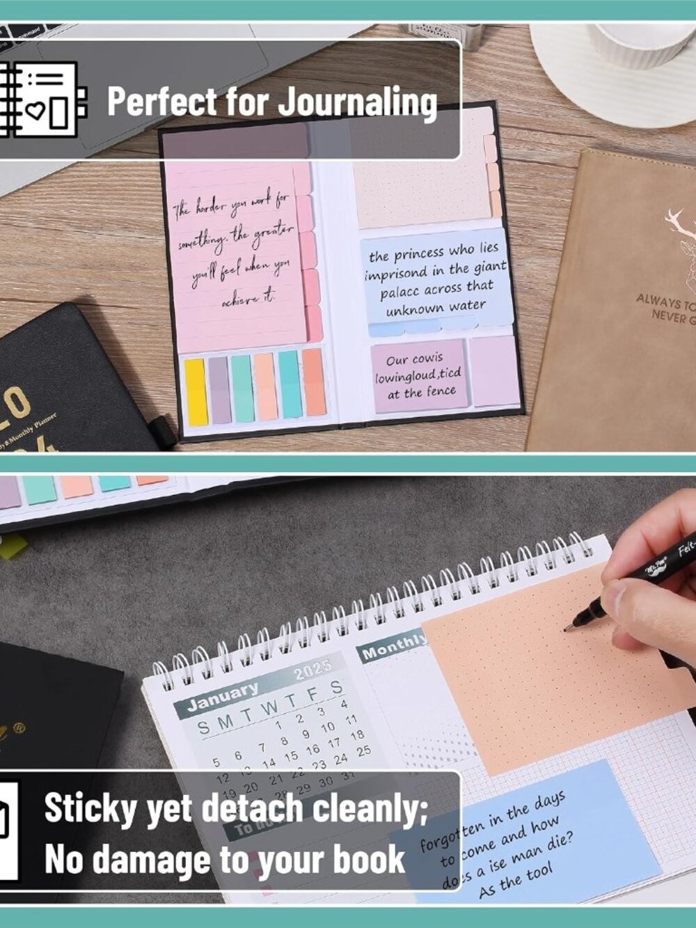 Sticky Notes Set, 410 Pack, Ruled - Picture 6 of 8